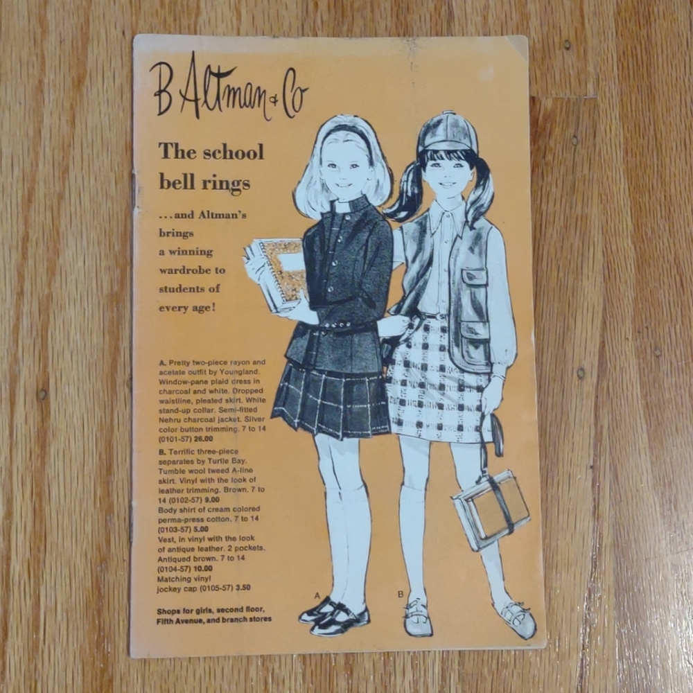 💙 Vintage B Altman & Co Catalogue